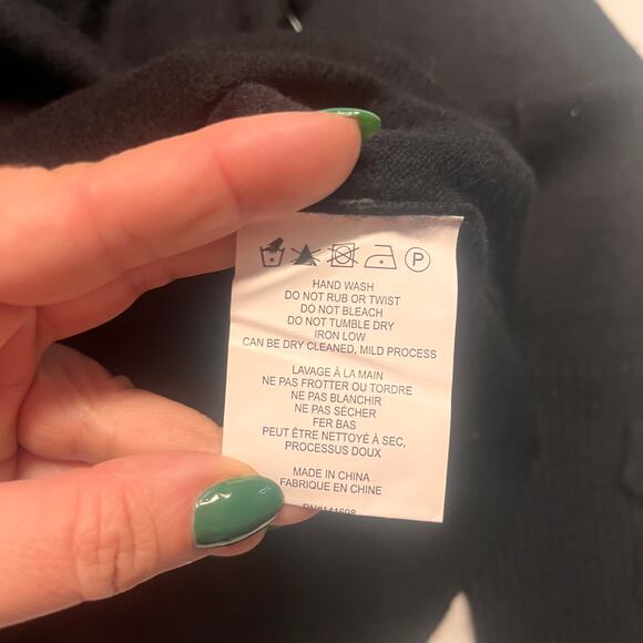 NEW Ramy Brook Black Cassidy Wool Turtleneck Sweater Top Size XS MSRP $275 - Picture 4 of 9